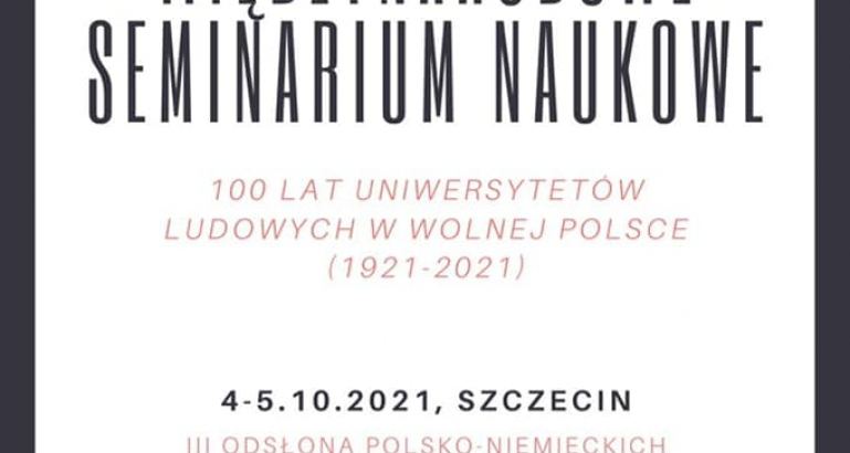 100 lat uniwersytetów ludowych w Polsce